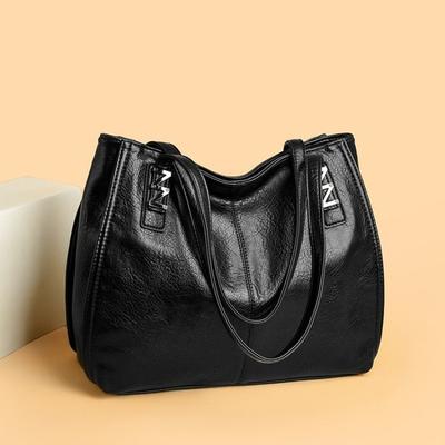 Large Capacity Minimalist Women's Handbag Fashionable Shoulder Bag Minimalist Casual Tote Bag Suitable for Daily Use and Shopping
