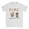 Unisex Unisexs Tshirt Emc2 Energy Coffee Vintage Pure Cotton Tee Shirt Short Sleeve Nerd T Shirt Round Collar Clothing Party