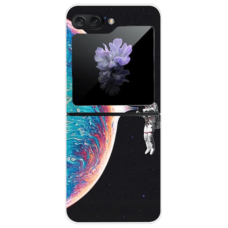 Clear Phone Case For Samsung Galaxy Z Flip7 Fashion Hard PC Silicone Cover For Galaxy Z Flip 7 5G ZFlip7 Transparent Protector