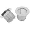 2Pcs Bathroom Sink Drain Hair Catcher Stainless Steel Round Floor Drain Strainer Filter for Kitchen Shower Bathtub Utility