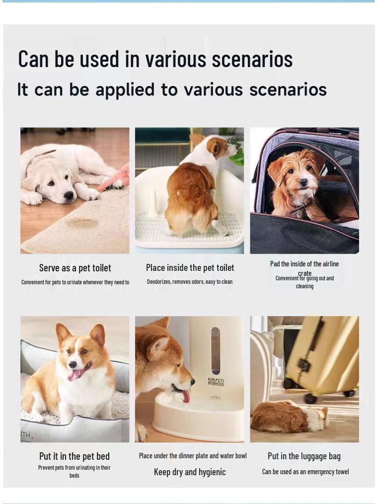 Verdickte saugfähige Urinal-Einlagen für Haustiere, für Katzen, Hunde, Kaninchen und Teddybären