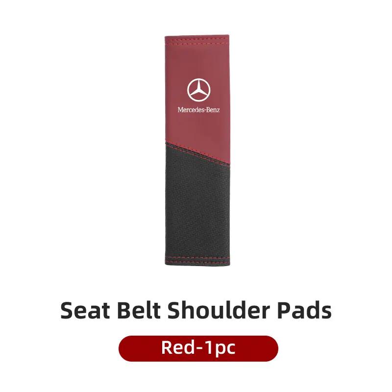 FJR5 For Mercedes Benz Car Seat Safety Belt Shoulder Cover Spliced Protective Cover CLK GLC W212 C200 C300 W203 W204 W205 W169 W176
