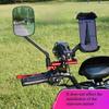 Multi-Purpose Motorcycle Mirror Bracket Extender - Versatile Crossbar for Electric Bike Spotlight & Accessory Mounting