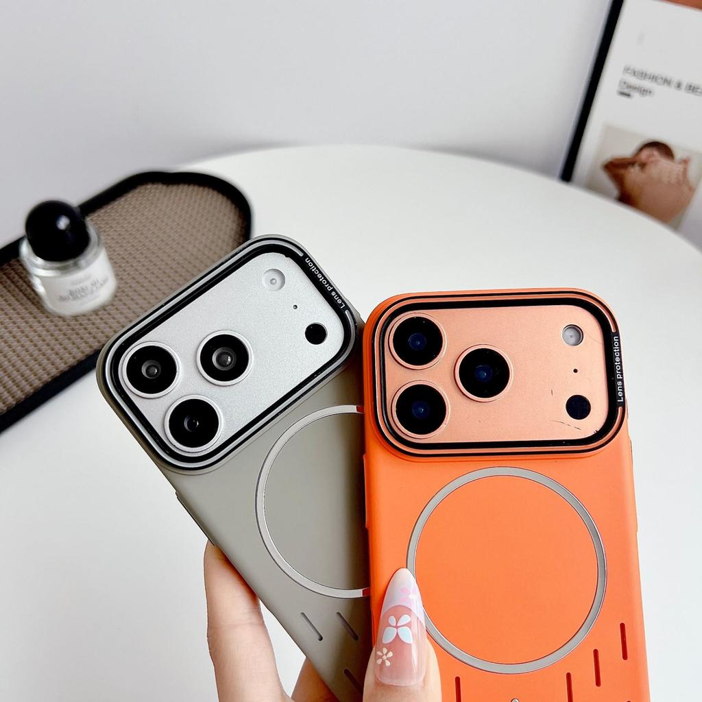Cooling Magnetic Case for iPhone 17 Pro Max, Drop-proof Protective Cover for Apple 16 PLUS