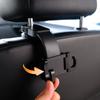 Hipacool Auto Fastener & Clip Car Interior Storage Hooks Car Clips Front Seat Headrest Organizer Holder Hangers  Accessories