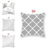 Soft Silver Gray Geometric Pillowcase For A Cozy And Stylish Home Decor