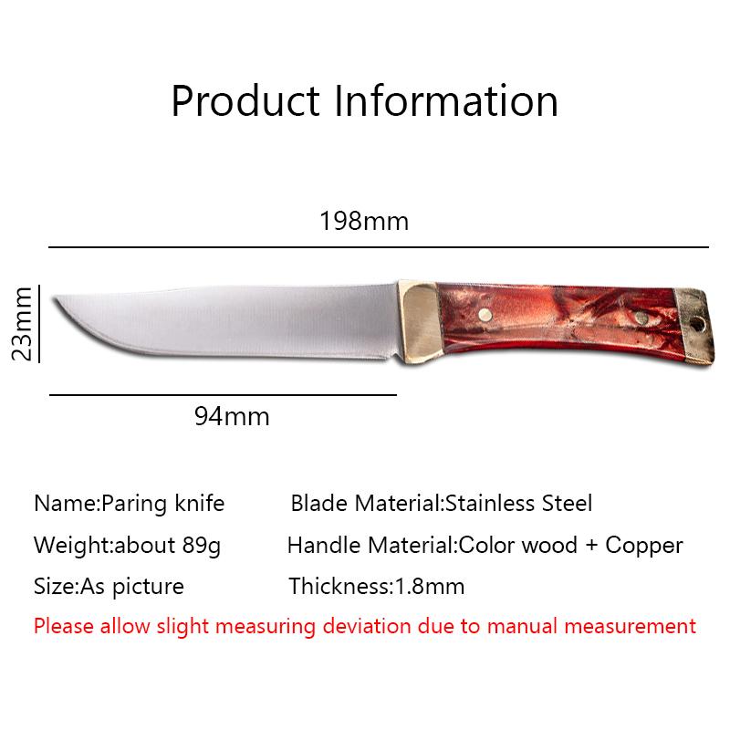 Faca de cozinha de aço inoxidável, facas de chef, uma faca para limpar legumes, uma faca para carne, frutas, uma ferramenta para cozinhar