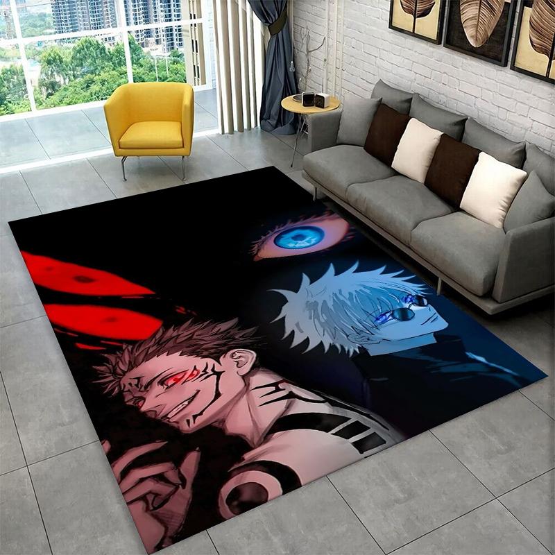 

Cartoon Jujutsu Kaisen Anime Itadori Yuj Carpet Rug for Playroom Bedroom Living Room Sofa Home Decor,kid Non-slip Floor Mat 40x60cm