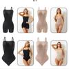 One-piece shapewear: sexy bandeau style with detachable straps; strapless fastening body-shaping corset
