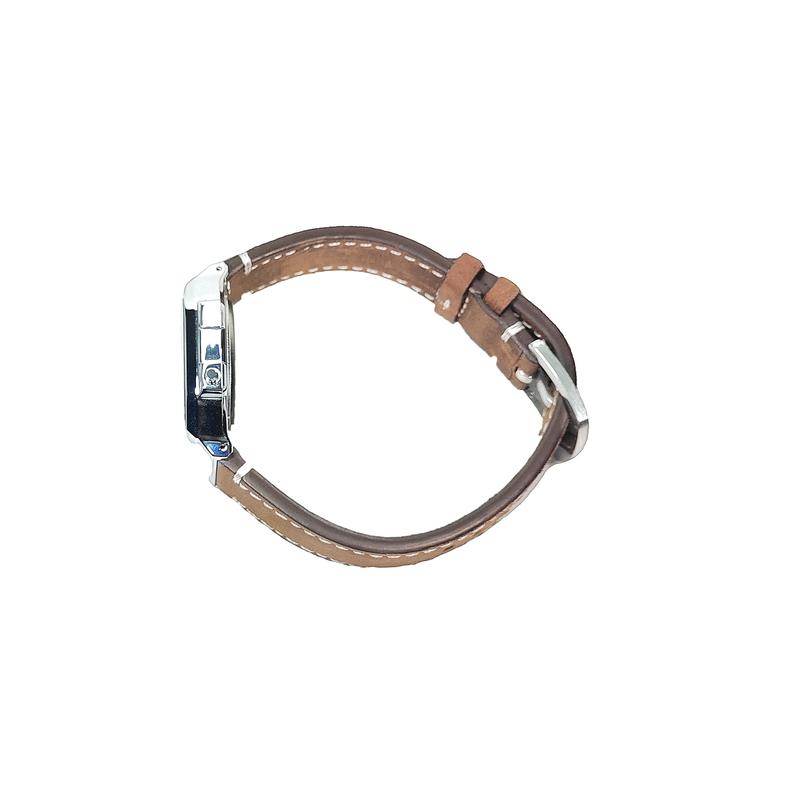 CASIO Customized watch modified series brown time fashionable small square watch for commuting and shopping, versatile an A168WA-5A