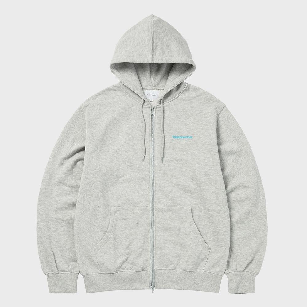 

ThIs Is Never That Худи на молнии с логотипом Heather Grey M