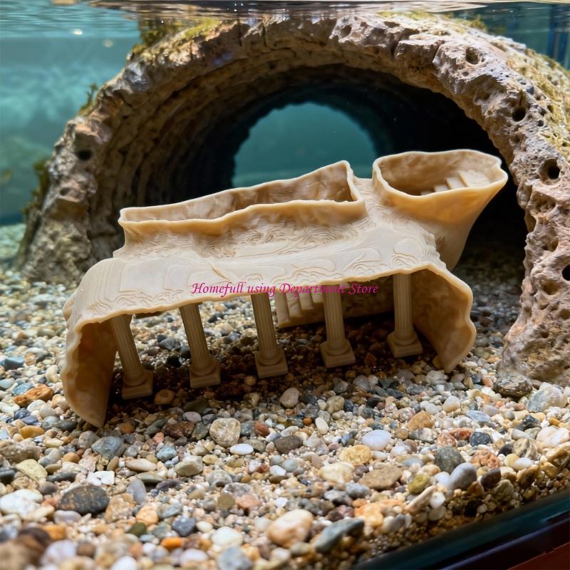  Aquarium Decorations Fish Tanks Accessories for Cave Hide Decors Palaces Ornament