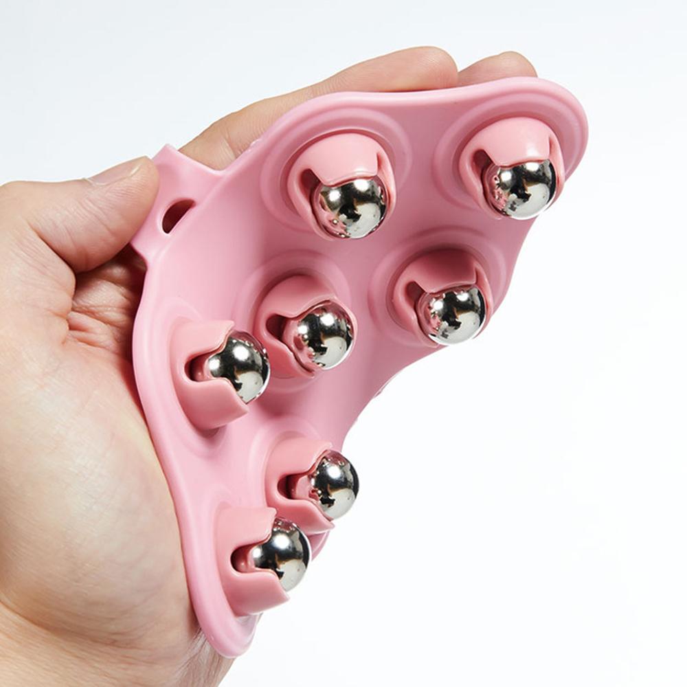 Seven ball massage rollers, unblocking meridians, brushing calf massage, brushing fitness muscles, relaxing massage tools