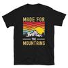 Retro Sunset Mountains T-Shirt, Nature Lover Gift
