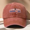 A MenS BUBBA Printed Baseball Cap Vintage And Versatile Suitable for Both Men And Women with an Adjustable Fit Wearable in