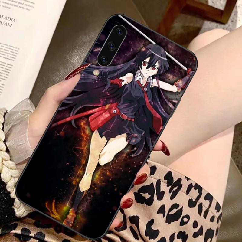 Akame Ga Kill Esdeath Telefondeksel For Samsung A91 A81 A73 A72 A71 A30S A20 A12 A13 A52 A53 4G 5G Mykt Svart Telefondeksel