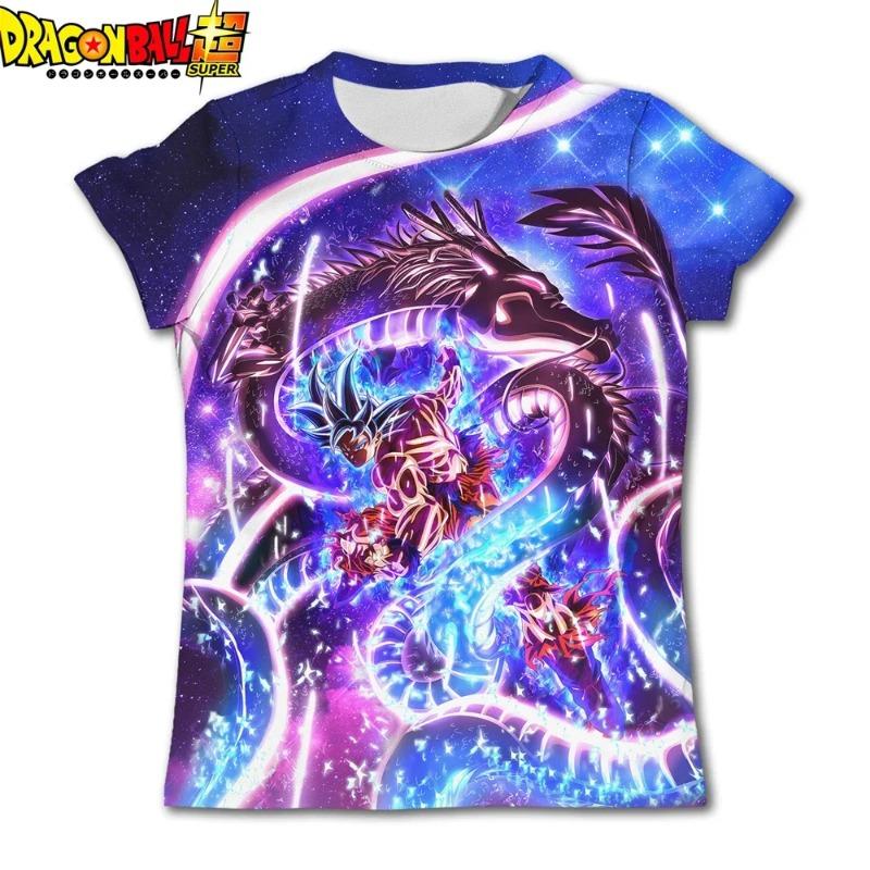 Fashion Kids Dragon Ball Tshirt Kids Boys Girls Clothes Z Anime T-Shirt Goku Super Saiyan Vegeta Kakarot S