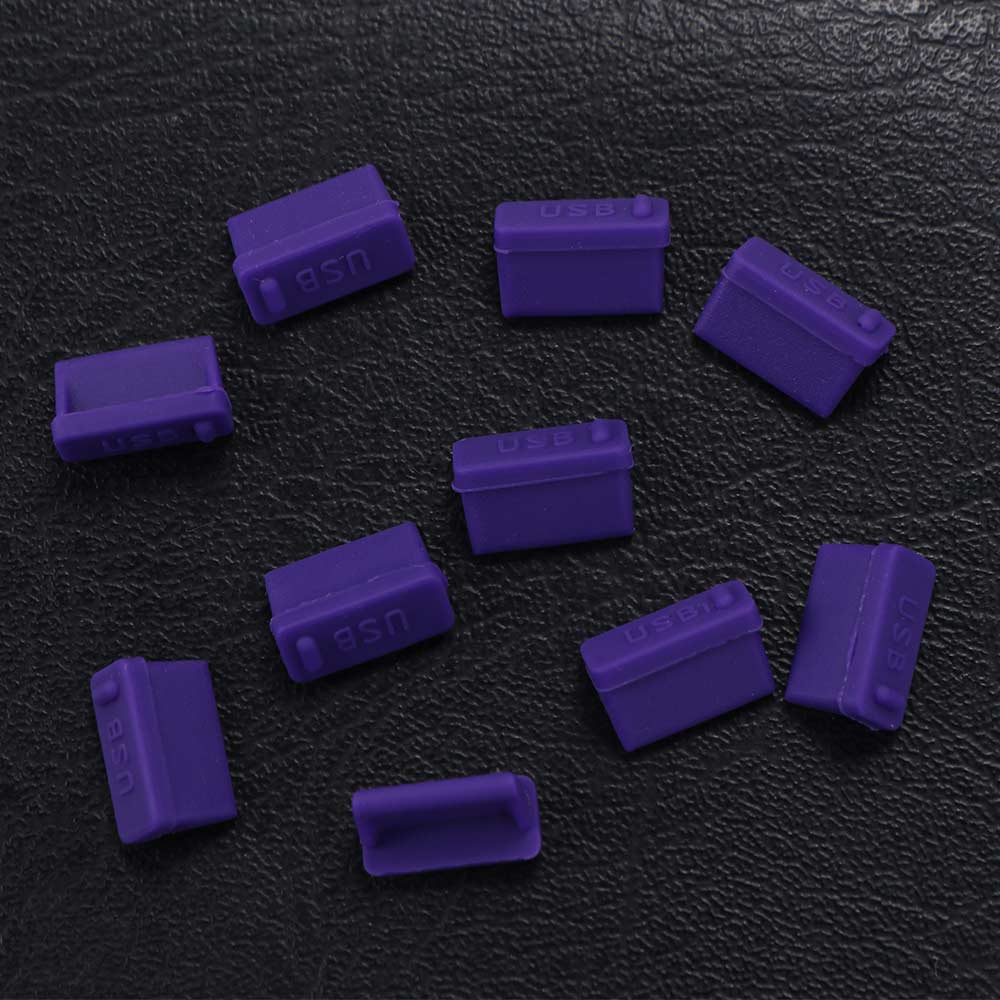 10 Stück Effizienter Schutz USB-Port Staubschutz Silikon USB-Schnittstellenschutz PC-Zubehör