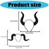 Fashion Devil Horns Headband,Devil Costume for Women Girls,Halloween Fancy Dress Cosplay Hairband