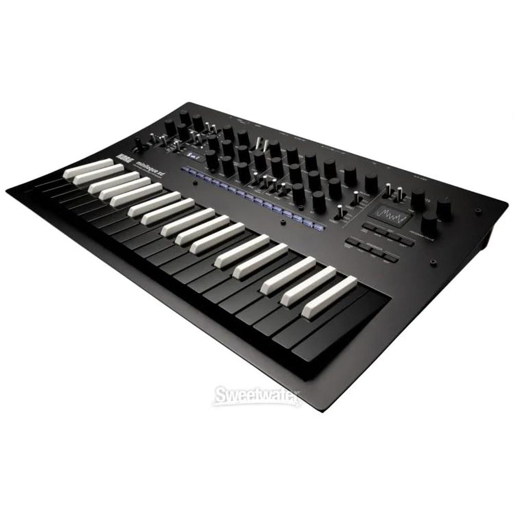 Korg Minilogue XD Limited Edition 37-Key Inverted Color Polyphonic Analog Synthesizer 16-Step Sequencer 4 Voices OLED Oscilloscope