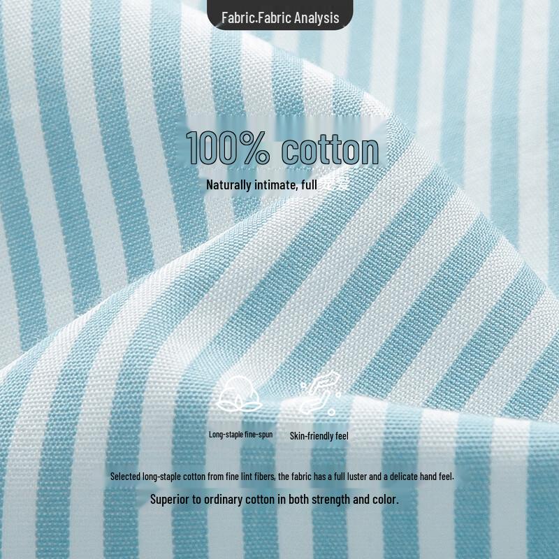 Navigare Men's Casual Striped Long Sleeve Shirt