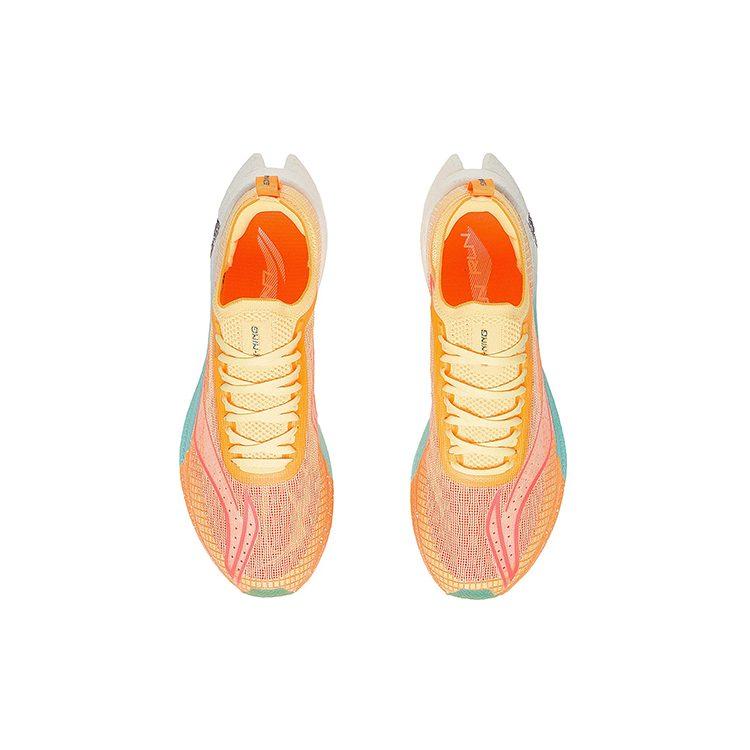 Li Ning Feidian 2 Elite Running Shoes Women's Low Top Fluorescent Milk Yellow ARMS020-3