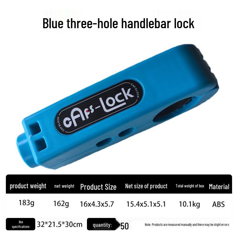 Universal Anti-Theft Throttle & Handlebar Lock for Electric Cars, Scooters, and Motorcycles