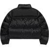 Lee Korean Style Warm Short Stand Collar Two-Way Zipper Down Jacket Women Outerwear LE2504DP60BK