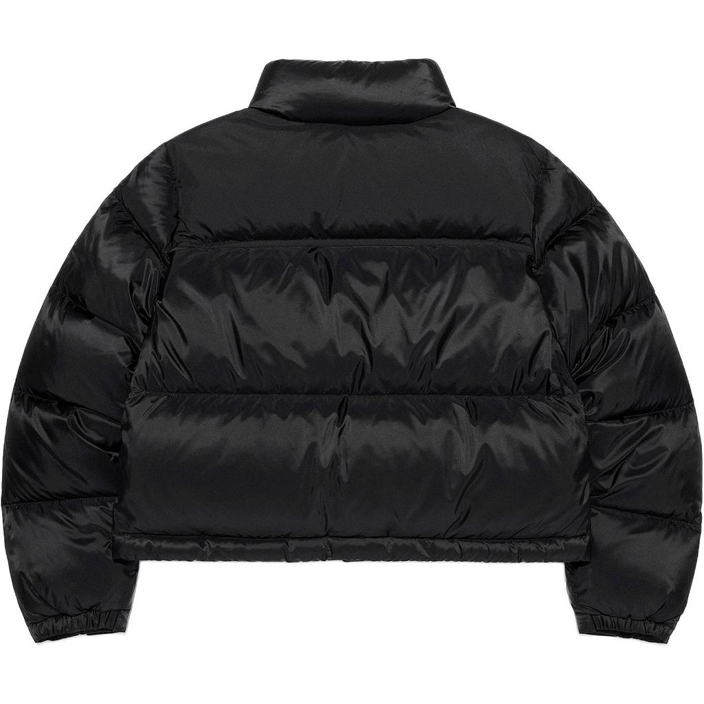Lee Korean Style Warm Short Stand Collar Two-Way Zipper Down Jacket Women Outerwear LE2504DP60BK