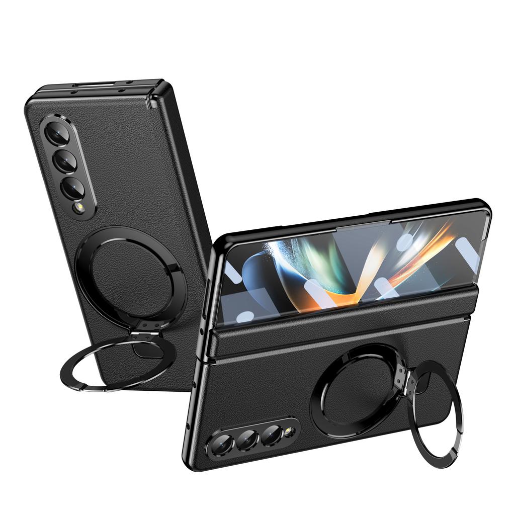 Anti-Scratch Folding Ring Magnetic Case for Samsung Galaxy Z Fold 8 Ultra Fold8 5G Fold7 Fold 7 6 5 4 3 Fold6 Phone Accessories