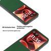 ABEEL For Motorola Razr 60 Ultra 5G Case Litchi Texture Genuine Cow Leather + PC Phone Cover