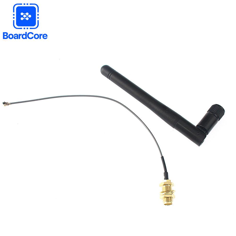 2.4GHz WiFi Module IPEX1 To RP SMA Female Converter 3dBi WiFi Gain Antenna SMA Male Antenna Pigtail Cable for Smart Home DIY