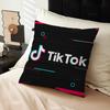 T-TikToks Logo Pillow Anime Pillow Sofa Bed Head Pillow Cover Cushion Cover 45x45 Cm Fashion
