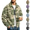 Men's Casual Loose Fit Lapel Jacket with Zip Front, Everyday Outerwear for Daily Wear