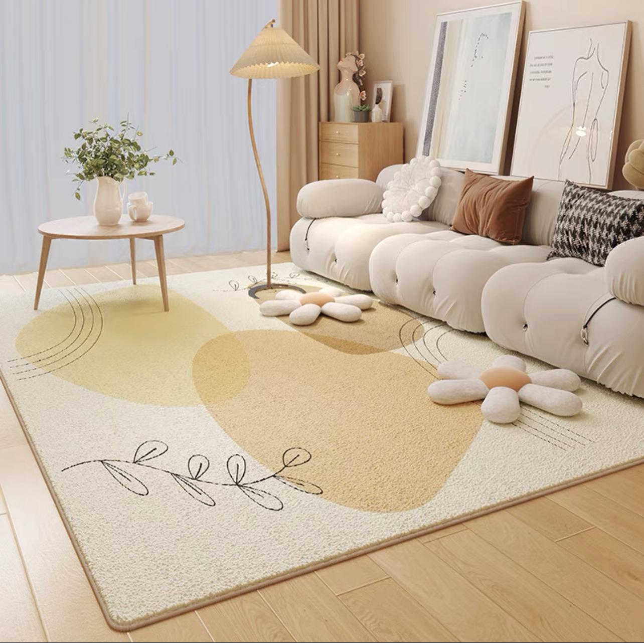 

Modern Minimalist Non-Slip Large Area Rug for Living Room or Bedroom 100x160cm