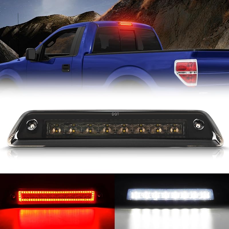 SUPAREE Third Brake Light Fit For 2014-2018 GMC Sierra/C-Hevy Silverado 1500 2500HD 3500HD LED 3Rd Brake Light Accessories Red LED Strobe Rear 3Rd
