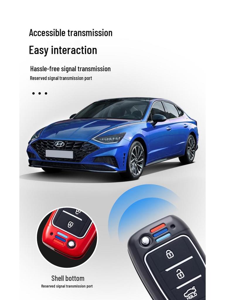 Premium Key Case for 21 Hyundai Models: Elantra, Reina, ix35 - Unisex Design