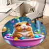 1pc Office Carpet Chair Mats Cute Guinea Pig Bath Time Perfect for Decorating Office Chairs, Living Rooms, Or Bedrooms