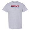 Cleveland Home Plate - Baseball Sports Team Color T Shirt - Sport Grey