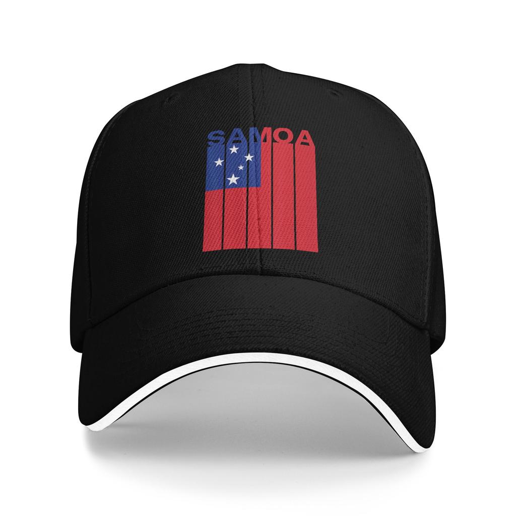 Samoa Flag Casual Baseball Cap Summer  Trucker Hat Sunscreen Running Hippie Hip Hop Hats UnisexTeens Vintage Baseball Caps