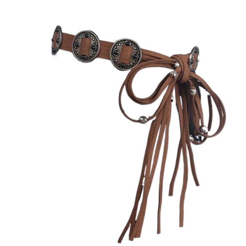 Fashion-forward Bohemian Waist Belt For Women Featuring Trendy Gemstone Variants