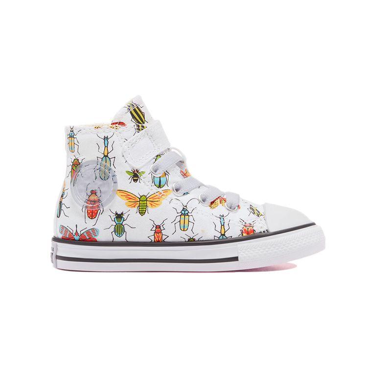 Детские кроссовки Converse Chuck Taylor All Star High TD A Bugs World White Natural-Ivory — фото 2