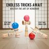 Oversized Kendama Skill Toy – Large Japanese Wooden Ball-and-Cup Game for Adults & Kids, Viral Challenge Toy, Focus & Hand-Eye C