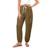 Women's Loose-fitting Wide-leg Pants, Casual Loose-fitting Pants, High-elastic Waistband, Long Pants With Pockets