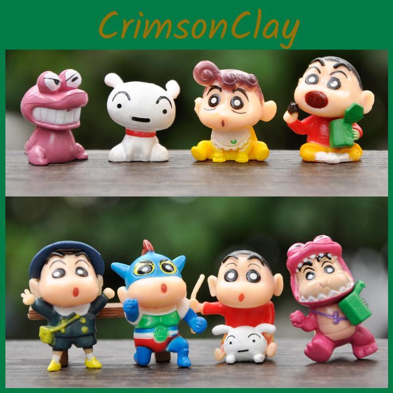 Shinchan Mini Collectible Pvc Figurine For Creative Diy Decorative Gift Box