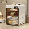 Desktop Drawer Storage Box With Lock Multi-layer Office A4 File Organizer Private Items Student Desk Cabinet