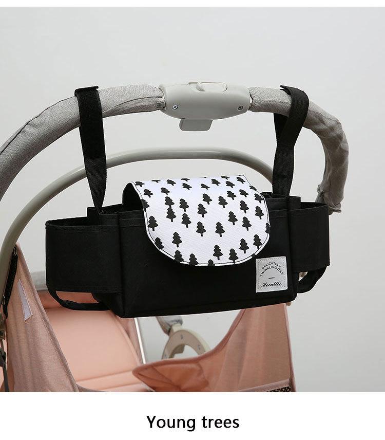 Kinderwagentasche Kinderwagen-Organizer Babyzubehör Becherhalter Abdeckung Neugeborene Buggy Tragbar Reise Autotaschen Für Kinderwagen Universal