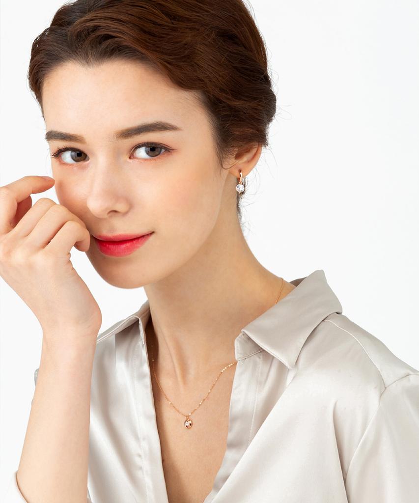 Ellejewelry 14K Gf Cubic One-Touch Earrings Elgpee216
