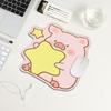 Creative Pink LuLu Pig Laptop Mouse Pad - Irregular, Non-slip, Wear-resistant, Easy-to-clean, Small Office Desk Mat