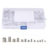 340Pcs Set Screw 304 Stainless Steel End Hex Adapter Machine 6 Wrench Hardware Parts